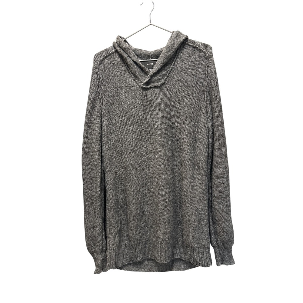 Joe's‎ Charcoal Gray Alpaca Wool Blend Hoodie Sweater Size S Men